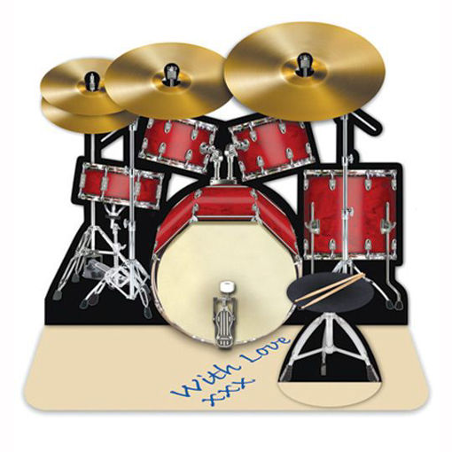 Picture of DRUM SET 3D CARD